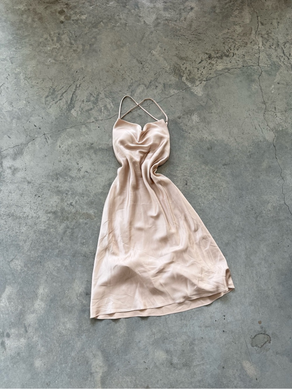 Show Me Your MuMu Blush Pink Slip Maxi Dress